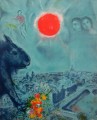 Le Soleil sur Paris contemporain Marc Chagall